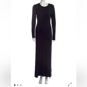 Reformation Black Sweater Dress